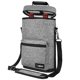 thumbnail image 1 of Bolsa de vino OPUX con aislamiento para 2 botellas, color gris jaspeado, 1 of 8