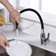 thumbnail image 1 of Llave Lavaplatos Monocomando Flexible Negra Giratoria 360º Vida Buenas, 1 of 3