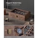 thumbnail image 4 of Caja para relojes SONGMICS de 12 compartimentos con tapa de vidrio, 4 of 6