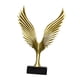 thumbnail image 3 of Estatua De águila, Escultura De Pájaro, Centros De Mesa, Escritorio, Oficina, Figura De Resina Dorada, 3 of 3