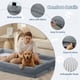 thumbnail image 3 of Cama para perros WNPETHOME Human para adultos, lavable con funda impermeable, 3 of 7