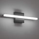 thumbnail image 1 of Lámpara LED combinada para tocador de baño, 40 cm, 9 W, negra, IP44, 6000 K, 1 of 7
