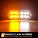 thumbnail image 3 of Luces Estroboscópicas de Emergencia LINKITOM Juego de 4 Piezas 24 LED Ámbar y Blanco, 3 of 8