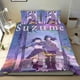 thumbnail image 1 of Suzume Conjunto de sábanas temático, trío de piezas, cómodo y amigable con la piel, diseño único, regalo de decoración para el hogar para familiares, amigos y fans,135cm *200cm, 1 of 6