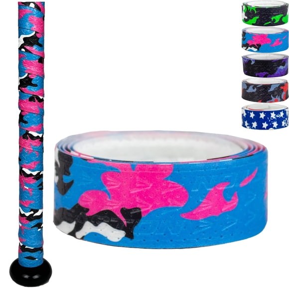 Easton 1,80 mm Flow Tack Empuñadura para Bate de Béisbol/Softbol Rosa y Azul Camo