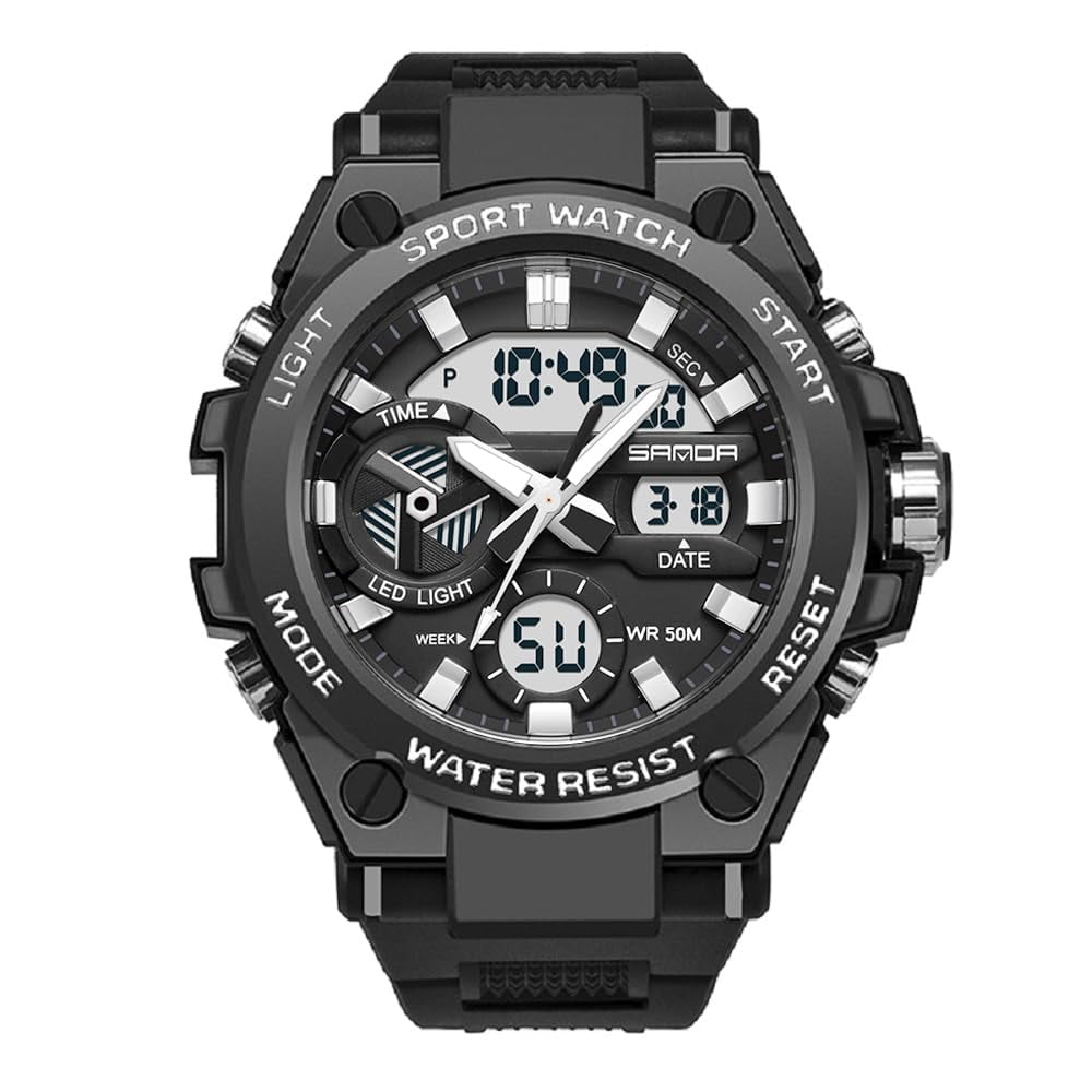Reloj Kxaito 3311 Para Hombre, Deportivo, Exterior, Impermeable, Militar