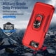 thumbnail image 3 of Para Apple iPhone 17e / iPhone 16e Funda con Soporte de Anillo Metálico de Rotación de 360° [Soporte Magnético para Auto] a Prueba de Golpes Resistente Protección de Cuerpo Completo de Alta, 3 of 8