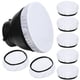 thumbnail image 1 of 10Pack 7 pulgadas / 180mm Calcetín difusor blanco suave, suaviza la salida de luz, perfecto para el reflector estroboscopico de estudio, retrato, fotografía de producto y disparo de vídeo, 1 of 3
