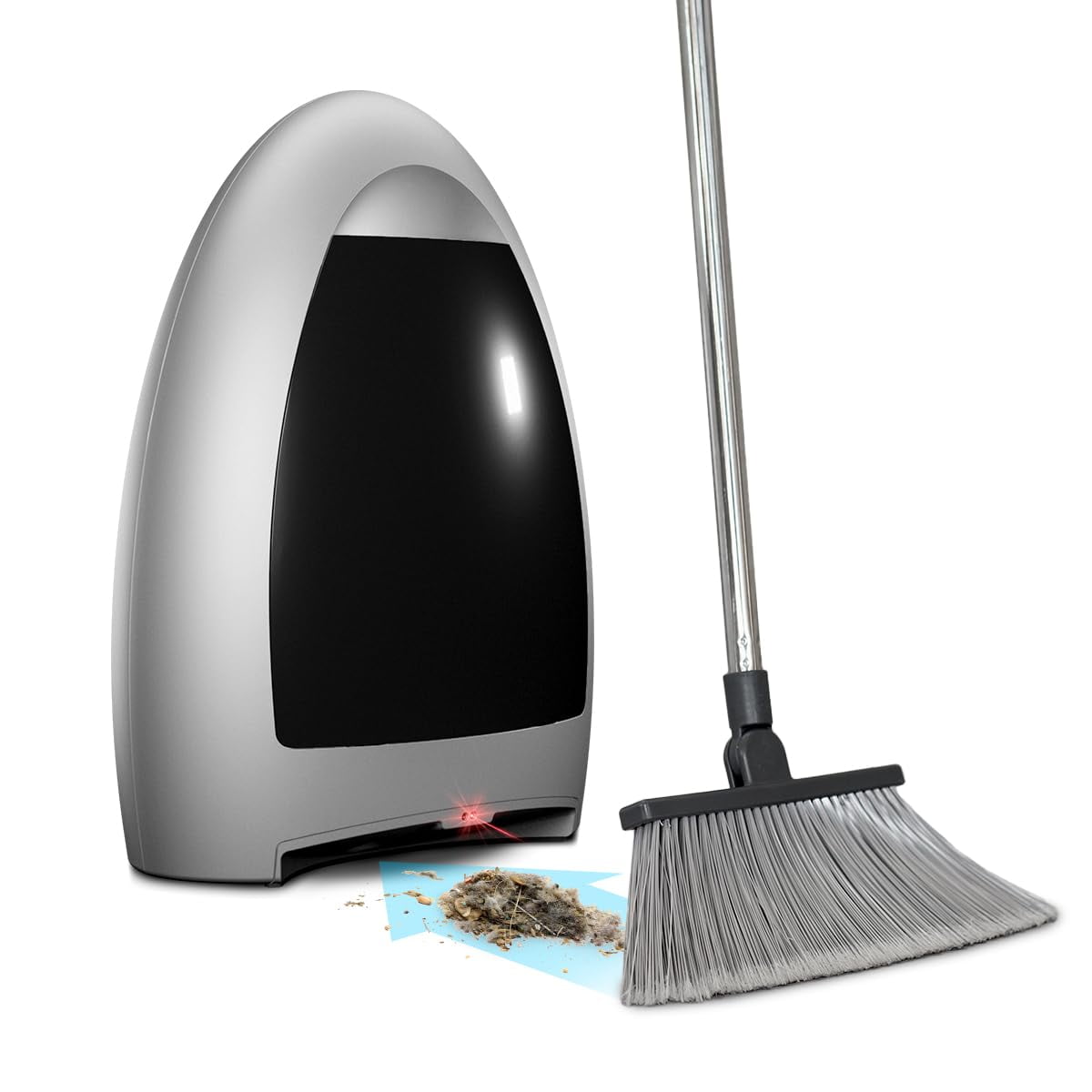Eyevac - Aspiradora Sin Contacto Eye-vac Home, Bote Sin Bolsa De 1000 W, Plateado
