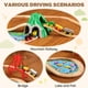 thumbnail image 5 of Juego de trenes de madera SainSmart Jr. 112 piezas para niños pequeños, 5 of 9