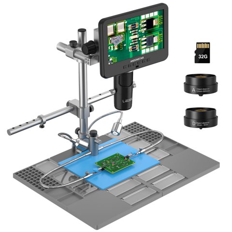 Microscopio Digital Andonstar Ad246Sm-Plus 2160P Uhd Hdmi 2000X