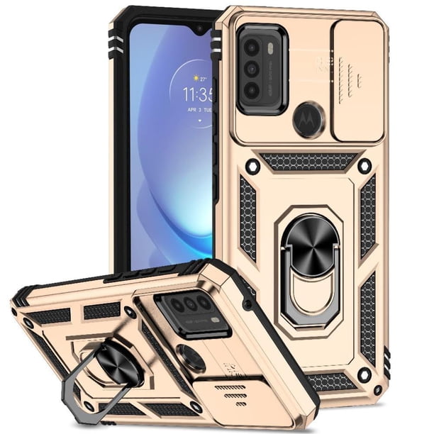 Estuche GANGXUN para Motorola Moto G50, soporte giratorio 360°, estilo mecánico y magnético