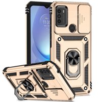 Estuche Gangxun Para Motorola Moto G50, Soporte Giratorio 360°, Estilo Mecánico Y Magnético