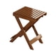 thumbnail image 4 of Taburete Plegable Taburete De Camping Portátil Silla De Camping Para Playa Patio Trasero Viaje Marrón, 4 of 5