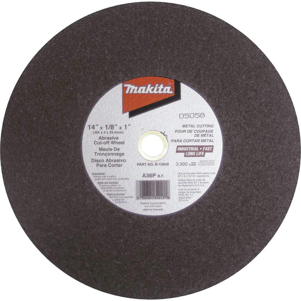 Makita - Disco De Corte B 10849 25 14 X 1 X 0 27 Cm 25 Unidades