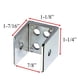 thumbnail image 4 of Juego de soportes para panel Harris Hardware de zamac fundido a presión de 2 cm, 4 of 6
