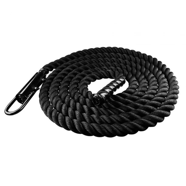 Cuerda de escalada, cuerda de batalla de poliéster para exteriores, 1x para mejorar la fuerza, entrenamiento profesional para ejercicios en el hogar, , 38 mm x 4.5 m 38 mm x 45 m