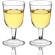 thumbnail image 2 of Copas de vino DecorRack, vasos de plástico para fiestas de 6 onzas (paquete de, 2 of 10