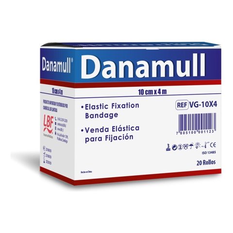 Lbf - Venda De Gasa Elasticada Danamull 10Cm X 4Mts - Caja X 20
