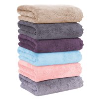 Toallas De Mano Moonqueen Premium De Microfibra De Terciopelo Coral De 40 X 70 Cm