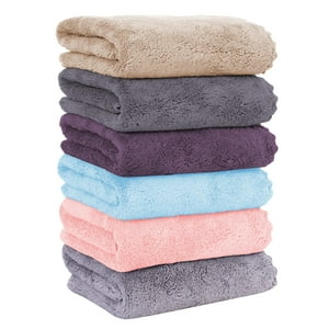 Toallas De Mano Moonqueen Premium De Microfibra De Terciopelo Coral De 40 X 70 Cm