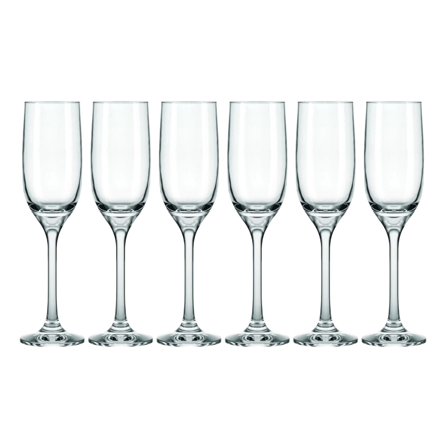 Set 6 Copas Champaña Espumante Barone 190ml Nadir Transparente