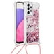 thumbnail image 3 of Funda FOXDOCK para Samsung Galaxy A33 5G con Cuerda Ajustable, Brillo Líquido, Protección Antigolpes y Lente – Ideal para Regalo, 3 of 6