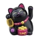 thumbnail image 4 of Figuras de gato de dibujos animados con brazo que agita, colección de adornos de Feng Shui, estatua de gato Negro, 4 of 5