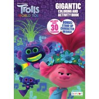 Libro Para Colorear Y Actividades: Dreamworks Trolls World Tour