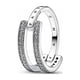 thumbnail image 1 of Anillo Pandora Signature Logo & Pave Double Band, 1 of 2