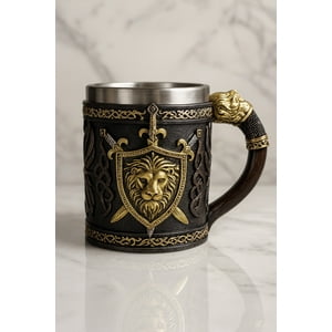 Tazon - Taza Termica De Acero Con Escudo De Leon