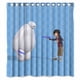 thumbnail image 1 of Cortina de ducha Big Hero 6, juego de cortina de baño con ganchos, tamaño 66 x 72 pulgadas, 1 of 3