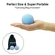 thumbnail image 3 of Pelota de masaje SIMPLECOOL Hard Lacrosse de 6 cm, paquete de 2 con bolsa de transporte, 3 of 9