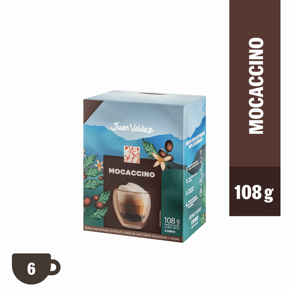 Mixes Café Juan Valdez Mocaccino 6 un.