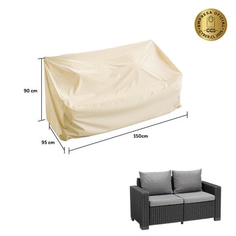 Cwagen - Cobertor Funda De Sofá 2 Cuerpos L Tapado Covers - Wagen Covers