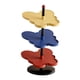 thumbnail image 4 of Zapatero Vertical De Esquina, Organizador De Almacenamiento Para Apartamento, Dormitorio, Entrada, 3 Niveles, Azul, Amarillo Y Rojo, 4 of 5