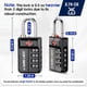 thumbnail image 4 of Candados Para Equipaje De Viaje Aprobados Por La Tsa Alerta De Apertura Sure Lock, 4 of 8