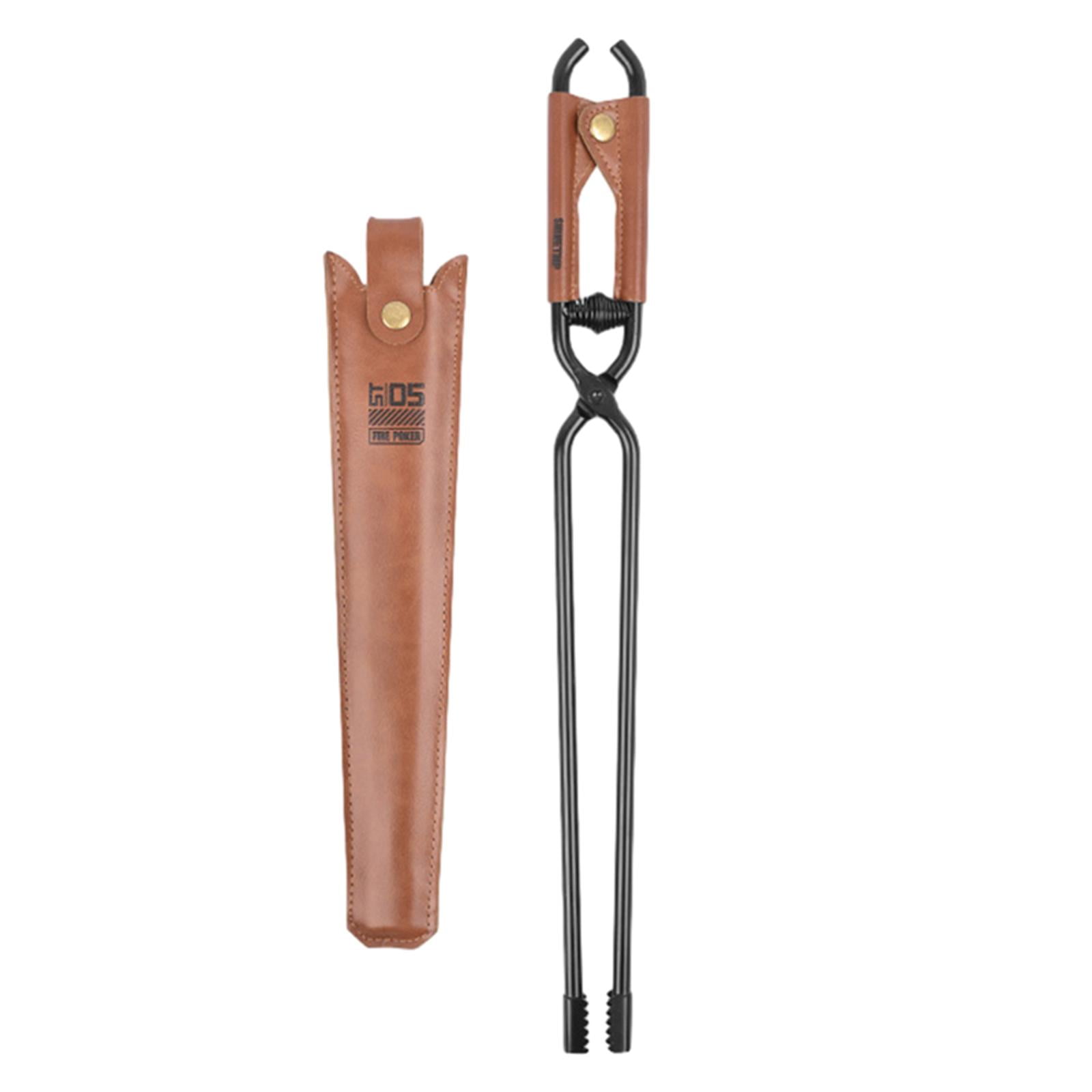 Bothyi - Pinzas Para Fogatas, Pinzas Para Leña De Acero De 17 "para Cocinar, Acampar, Interiores Y Exteriores