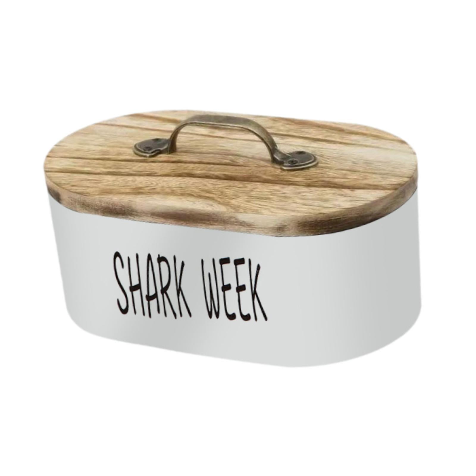 Magideal - Caja De Almacenamiento De Escritorio De Madera, Caja De Joyería, Moderna Y De Moda Con Asa, Organizador De Madera Ovalado, Organizador De Encimera Par Blanco