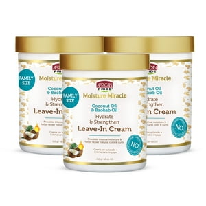 Crema Capilar African Pride Moisture Miracle 532 Ml (Paquete De 3)