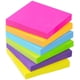 thumbnail image 1 of Notas adhesivas 3x3, 6 colores brillantes, 6 blocs de 100 hojas, colores aleatorios, 1 of 5