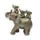 thumbnail image 3 of 3 bebé montando una estatua escritorio figurita coleccionable escultura Animal figurita para celebraciones de aniversario decoraciones decoración de e Plata, 3 of 5