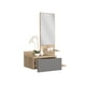 thumbnail image 3 of Mueble Recibidor Pared C/espejo 1 Cajon Fm-002c - Café Claro, 3 of 7