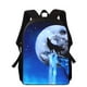 thumbnail image 1 of fierce Wolf 16" 3D Print Kids Backpack Primary School Bags for Boys Girls Back Pack Students School Book Bags, 1 of 3
