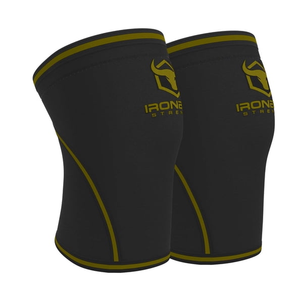 Rodilleras Iron Bull Strength de neopreno de 7 mm para hombres y mujeres