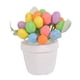 thumbnail image 1 of Huevos De Pascua Artificiales En Maceta, Maceta De Huevos De Pascua Para Habitaciones, Festivales Interiores, Manchado De Oro, 1 of 3
