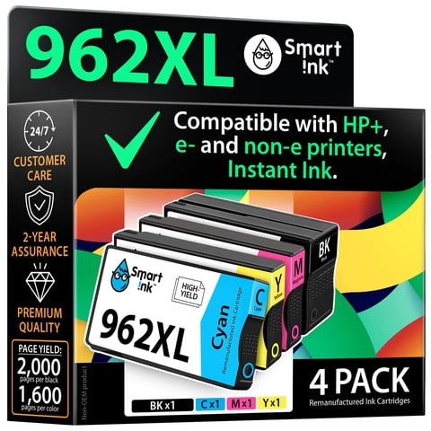 Cartuchos De Tinta Smart Ink Remanufacturados 962Xl Para Hp 962 Xl