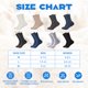 thumbnail image 5 of Calcetines Forcool de lana merino XL, 3 pares, color negro, 5 of 8