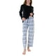thumbnail image 1 of Pijama Micropolar Mujer 8525 Negro M, 1 of 2