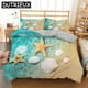 thumbnail image 1 of Seaside Beach Duvet Cover Bedding Set Comforter Linen Pillowcases Quilt Cover Home Decor Double, 1 of 5